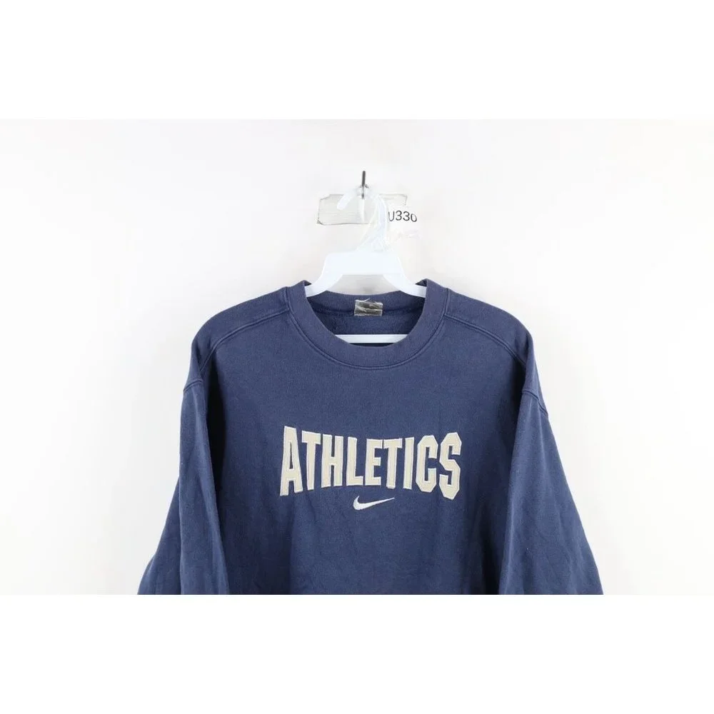 Vintage Nike Mens Small Faded Travis Scott Center Swoosh Crewneck Sweatshirt - Picture 2 of 9